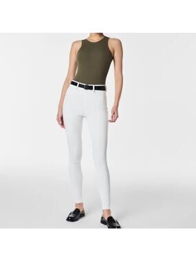 SPANX EveryWear Ankle Skinny Jeans White Large L